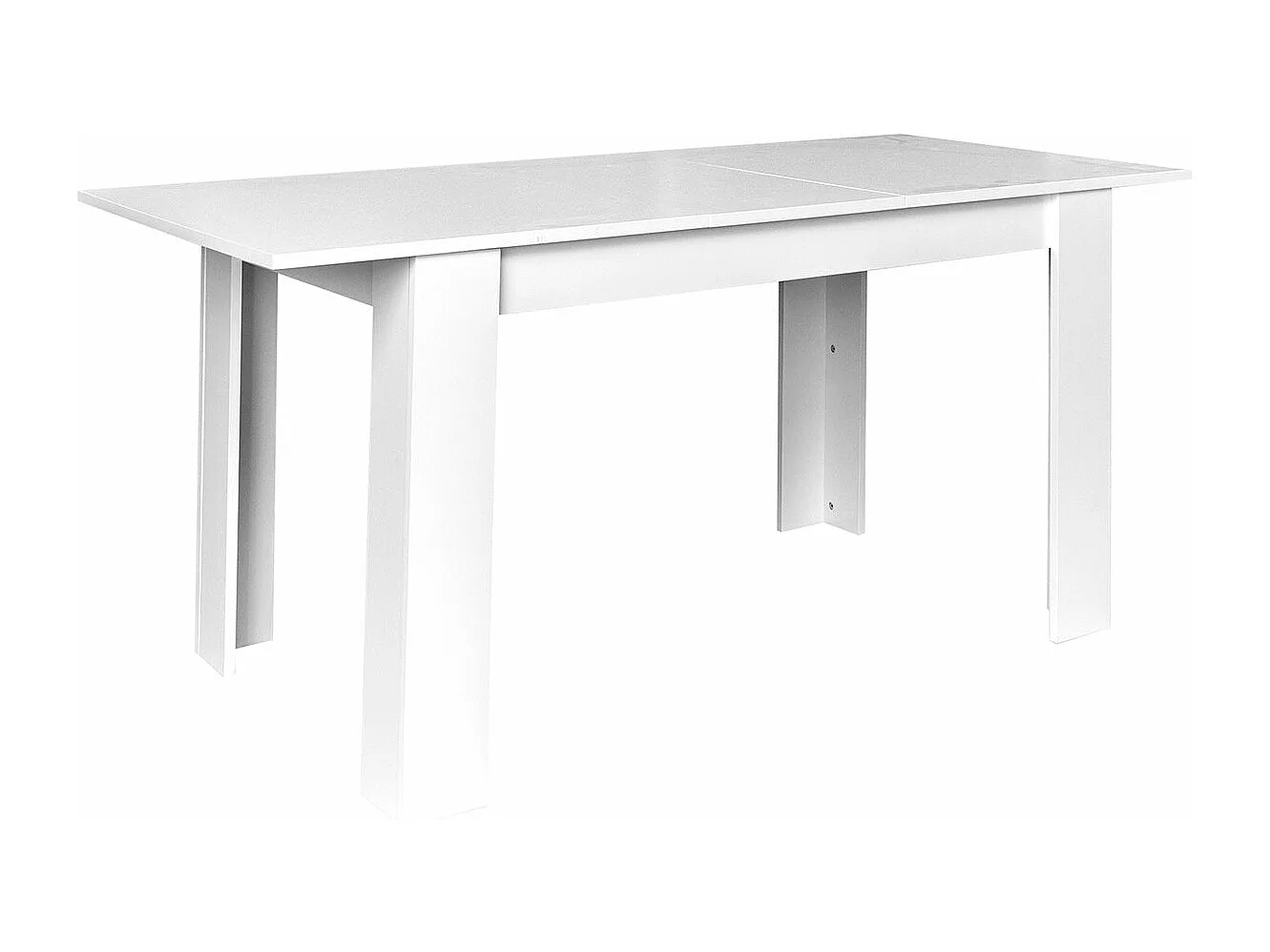 Mesa Extensível de Jantar ou Cozinha Miramy 178cm, Branco