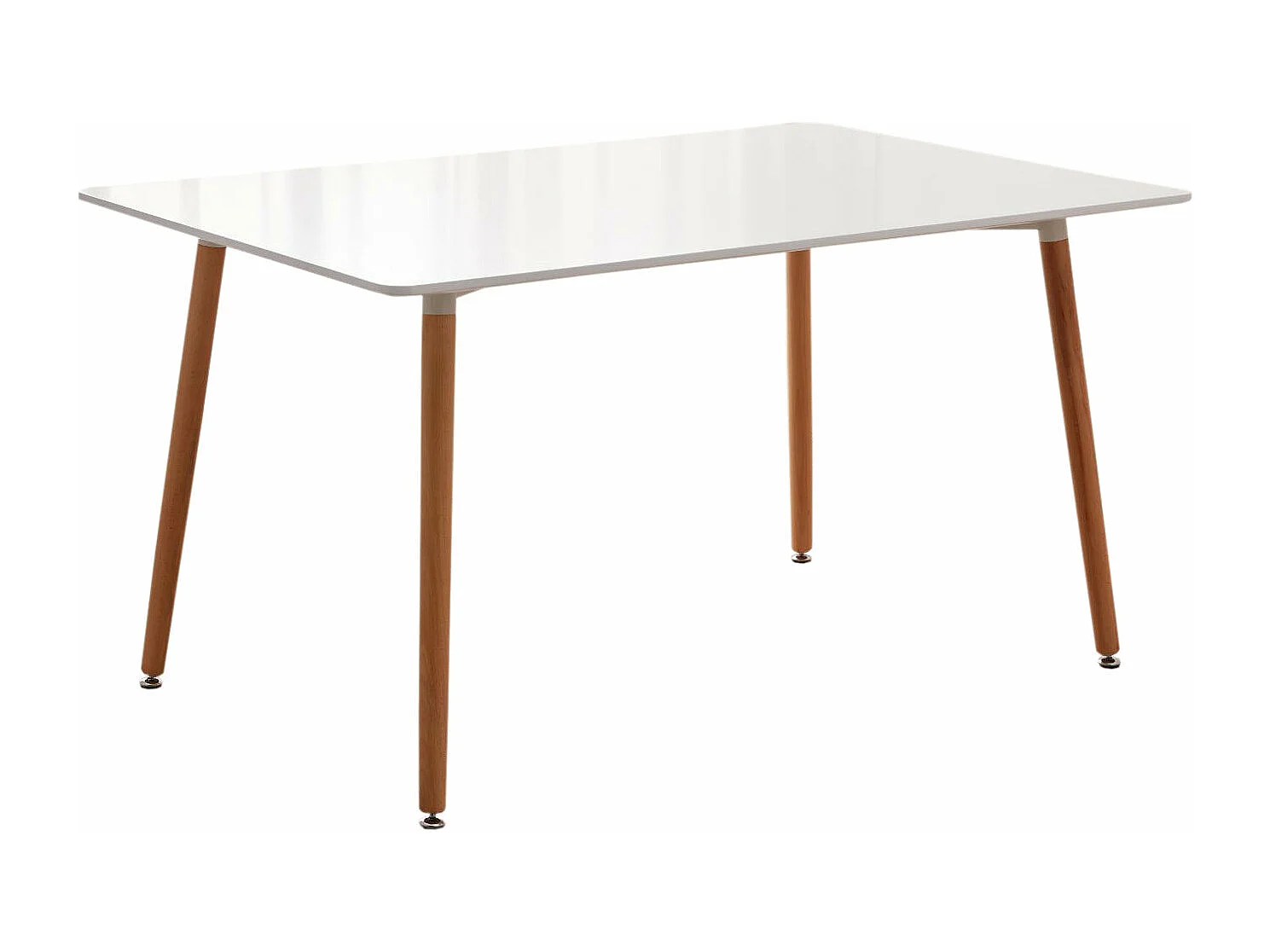 Mesa Nordica de Comedor o Cocina Moritz 140cm Blanco