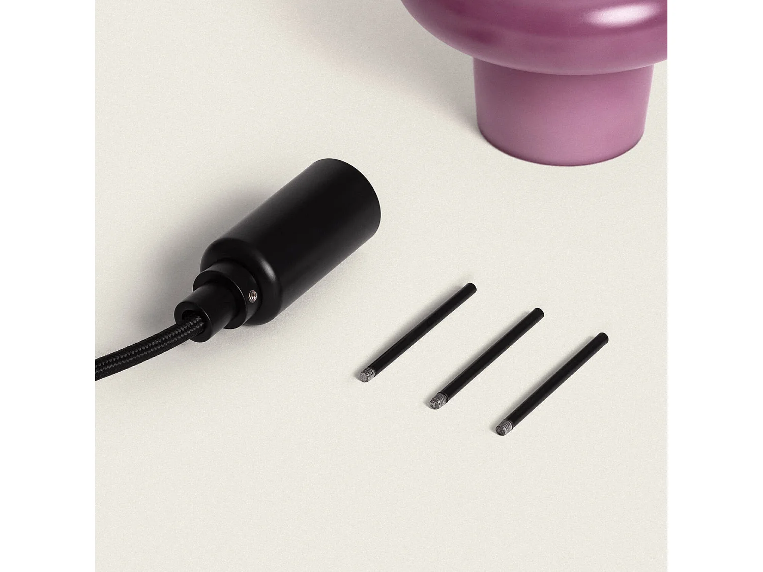 Lampada a Sospensione Vetro Telder Lilla