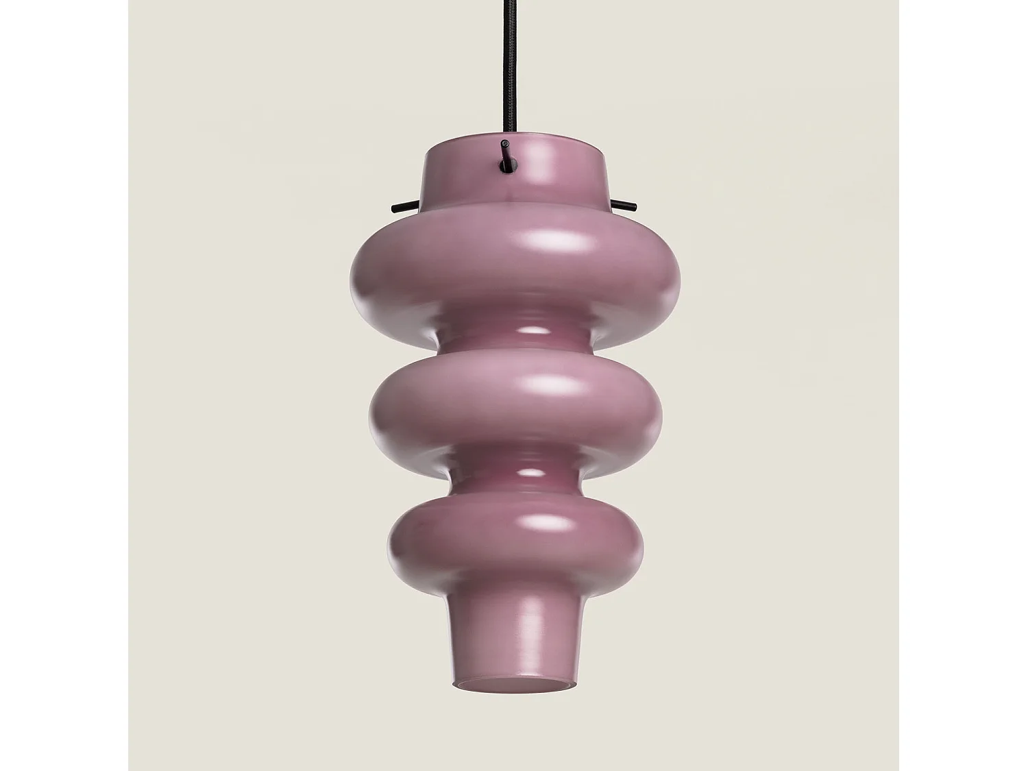 Suspension Verre Telder Lilas