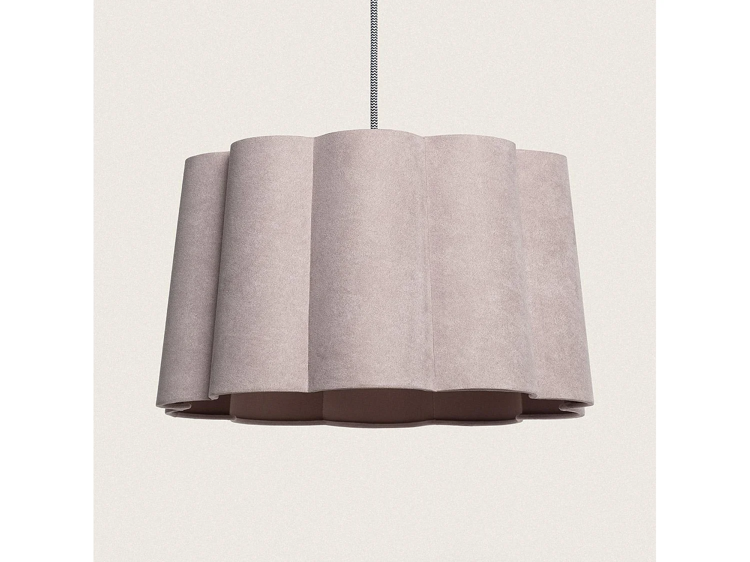 Lampada a Sospensione Lino Renatta Tortora