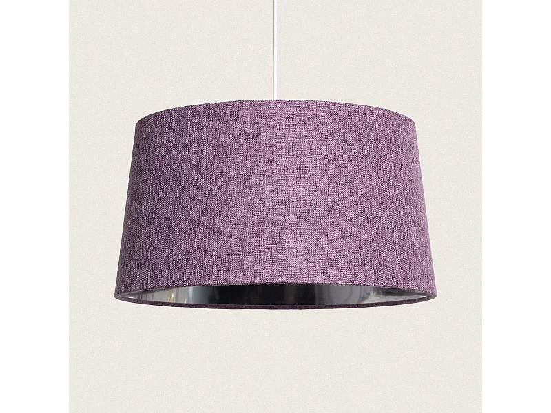 Lámpara Colgante Tela Nelinha Lila