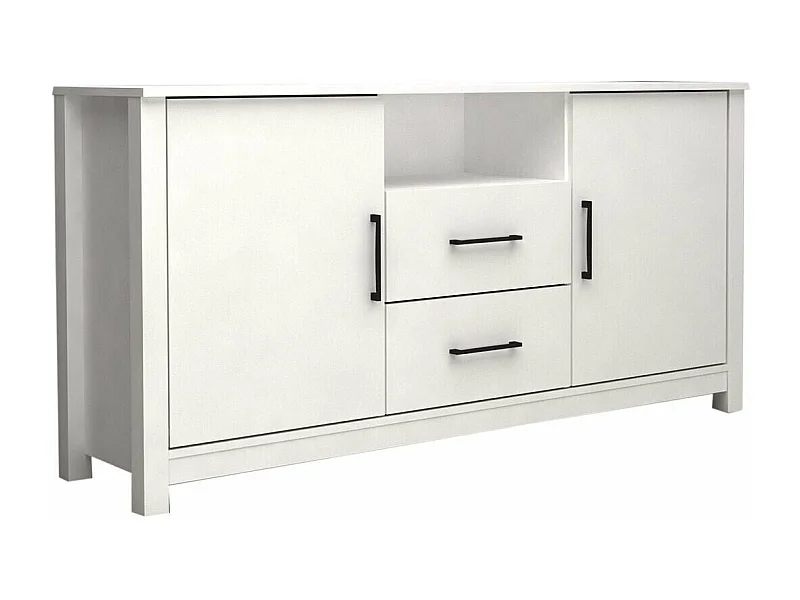Aparador 2 Puertas DN. Muebles Salon o Comedor, Blanco 159x82 cm