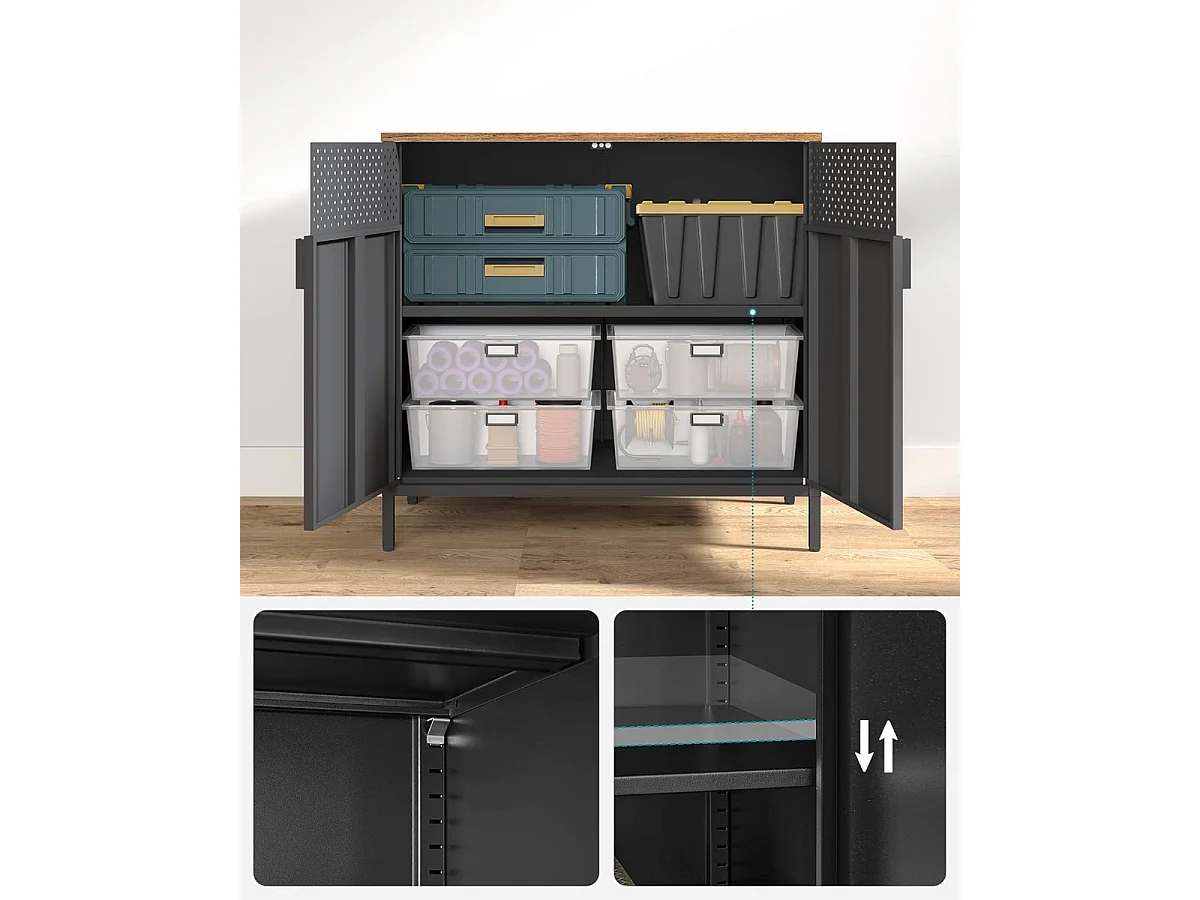 Parya Home : Meuble de rangement industriel élégant