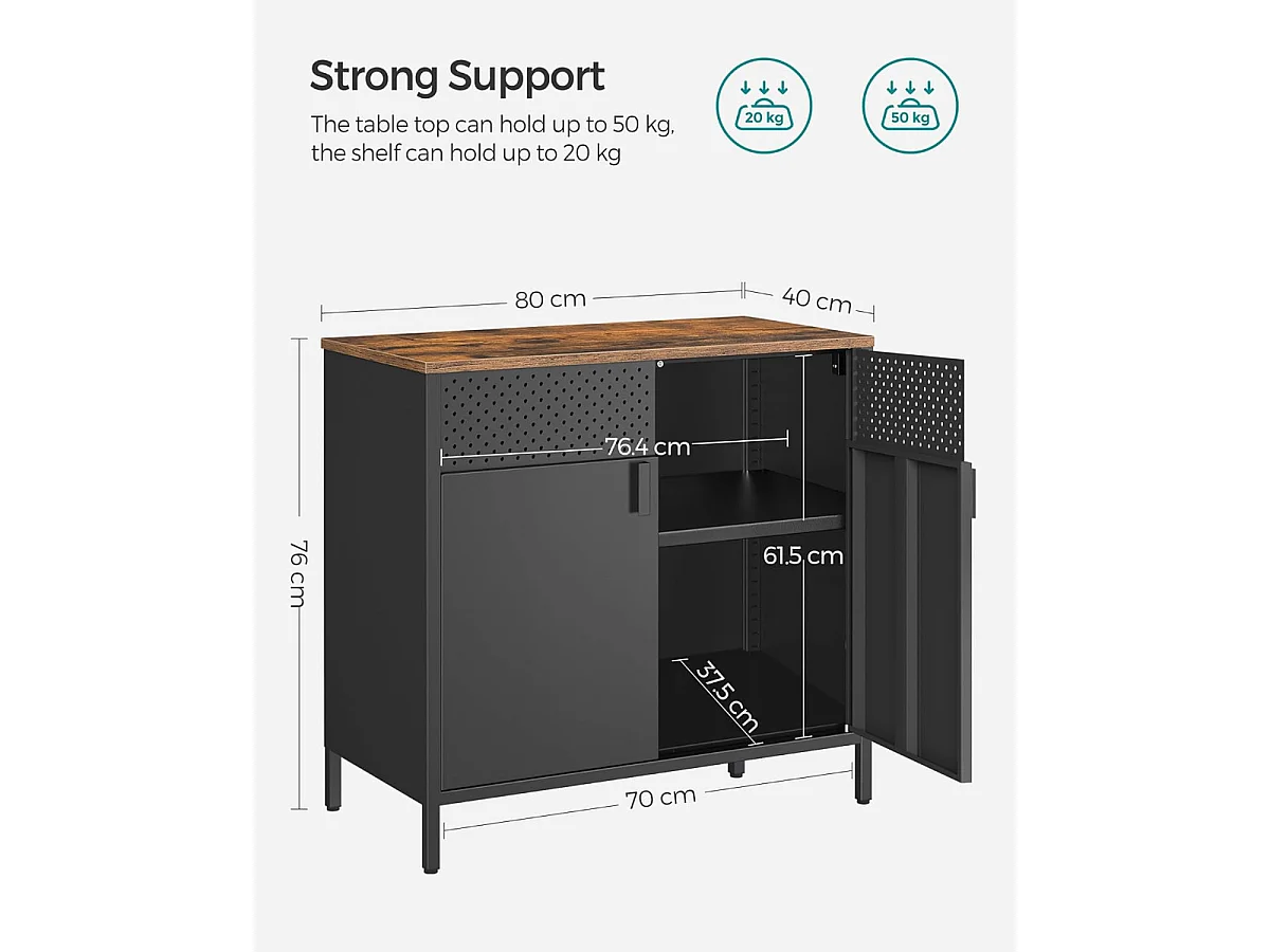 Parya Home : Meuble de rangement industriel élégant