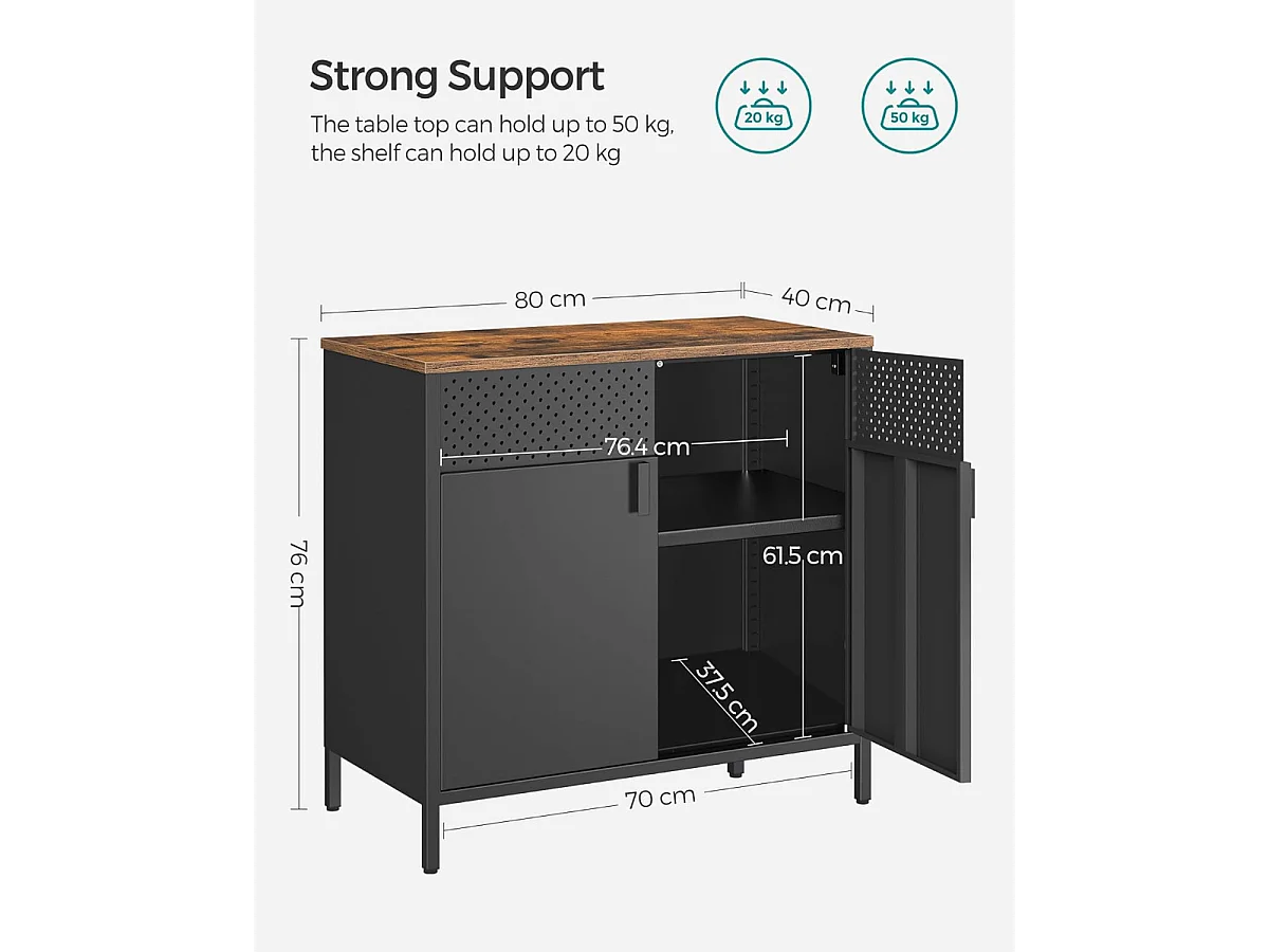 Parya Home: Stijlvolle Industriële Opbergkast