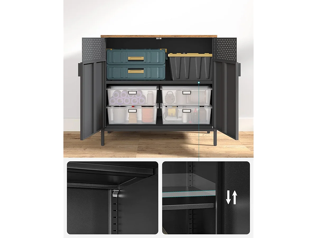 Parya Home: Stijlvolle Industriële Opbergkast