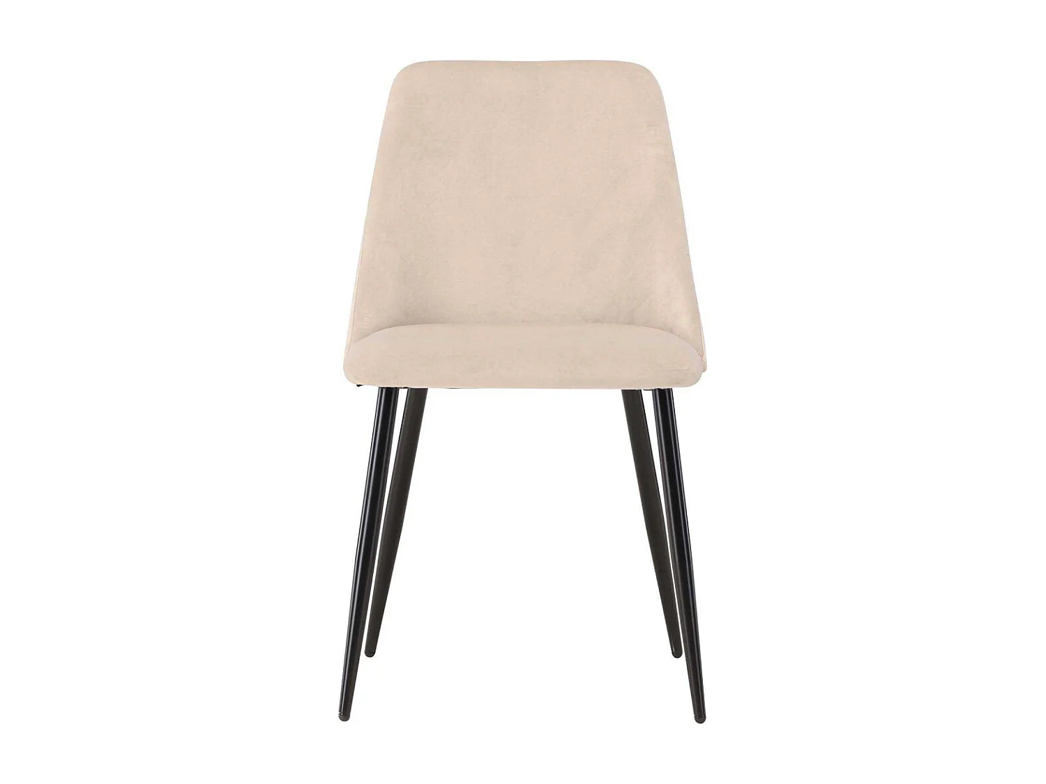 Chaise en tissus pieds en acier Night