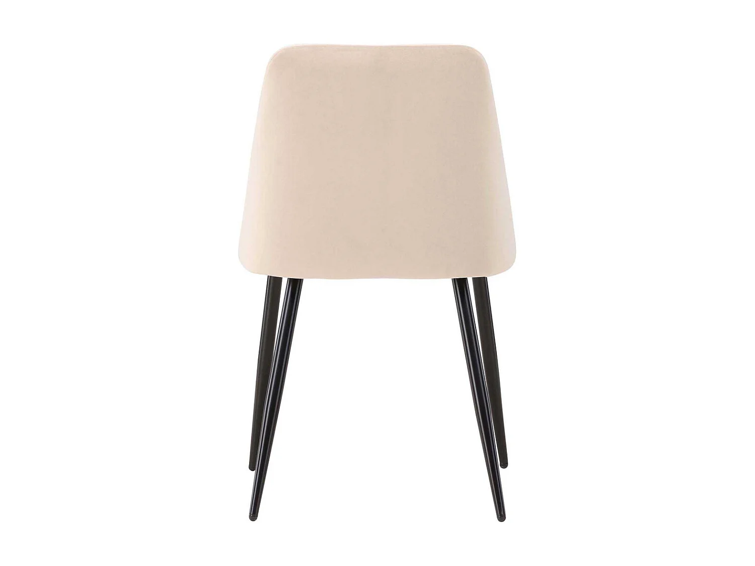 Chaise en tissus pieds en acier Night