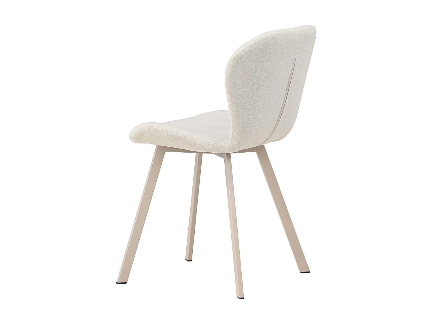 Chaise en tissus pieds en acier Lilja