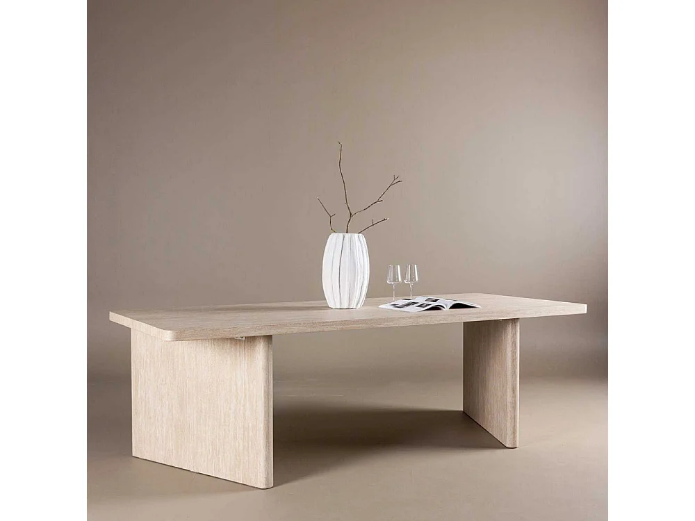 Table à Manger Design "Skagen" 240cm Beige