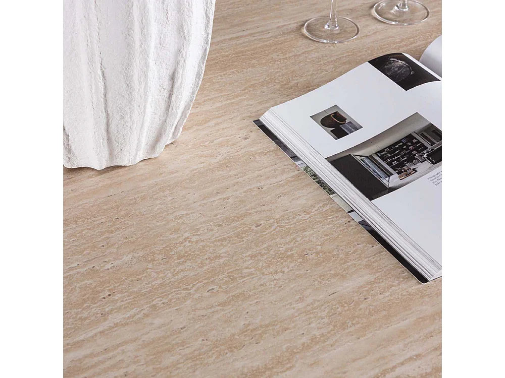 Table à Manger Design "Skagen" 240cm Beige