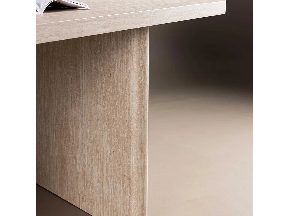 Table à Manger Design "Skagen" 240cm Beige
