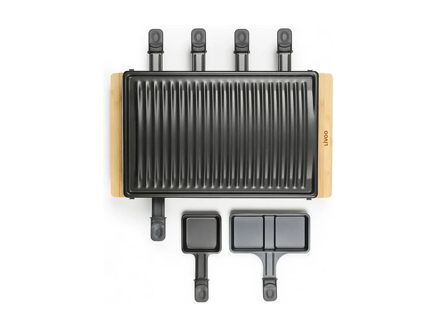 Livoo Appareil à raclette 8 personnes 1200w - doc257