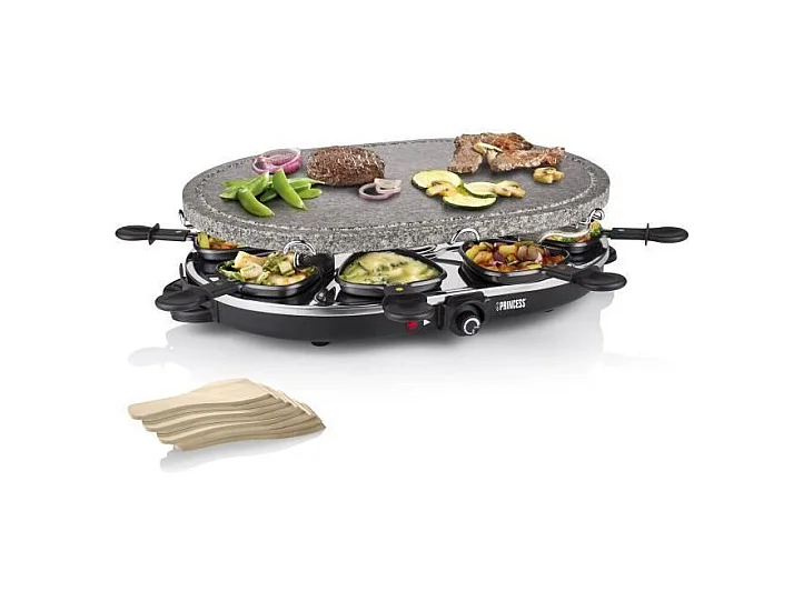 PRINCESS 162720 Appareil a raclette 8 personnes - Noir