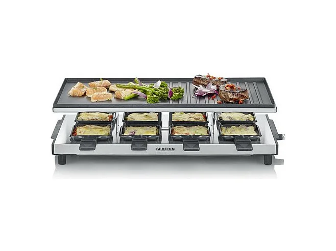 Severin Appareil à raclette 8 personnes 1700w + grill - 2375