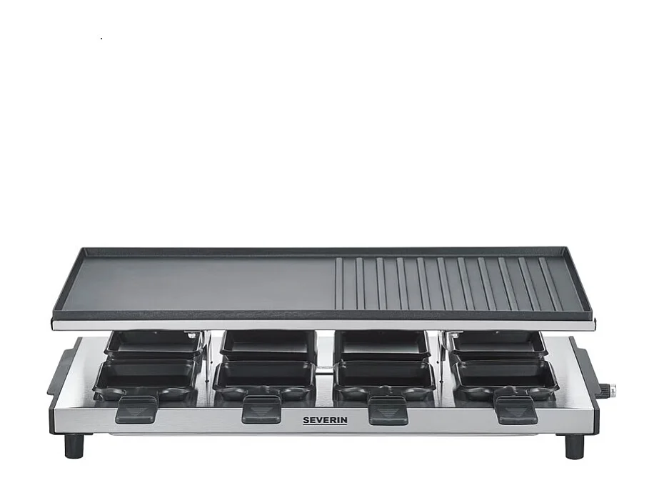 Severin Appareil à raclette 8 personnes 1700w + grill - 2375