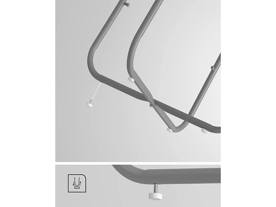 Bout de canapé rond avec panier de rangement - H51 cm