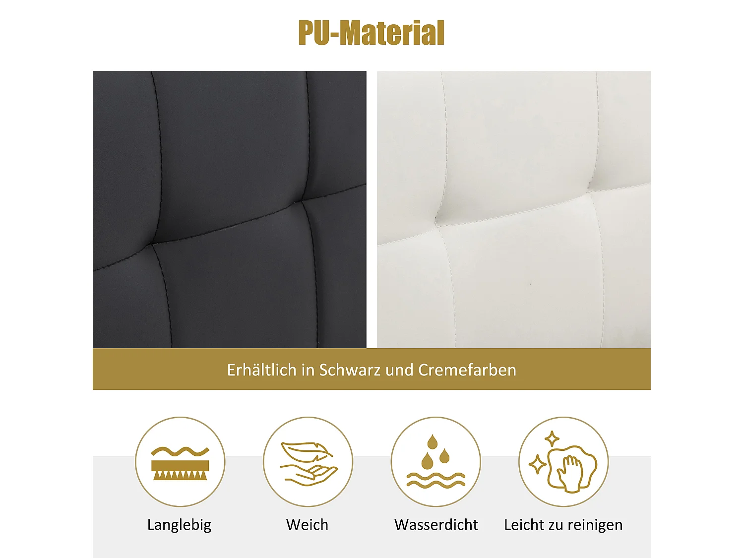 Cama de arrumação 160 x 200 cm com cabeceira de arrumação - LEDs - Couro PU - Preto (sem colchão)