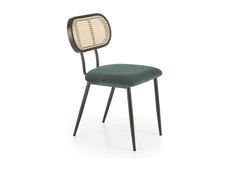 Krzesło K503 VELVET zielone