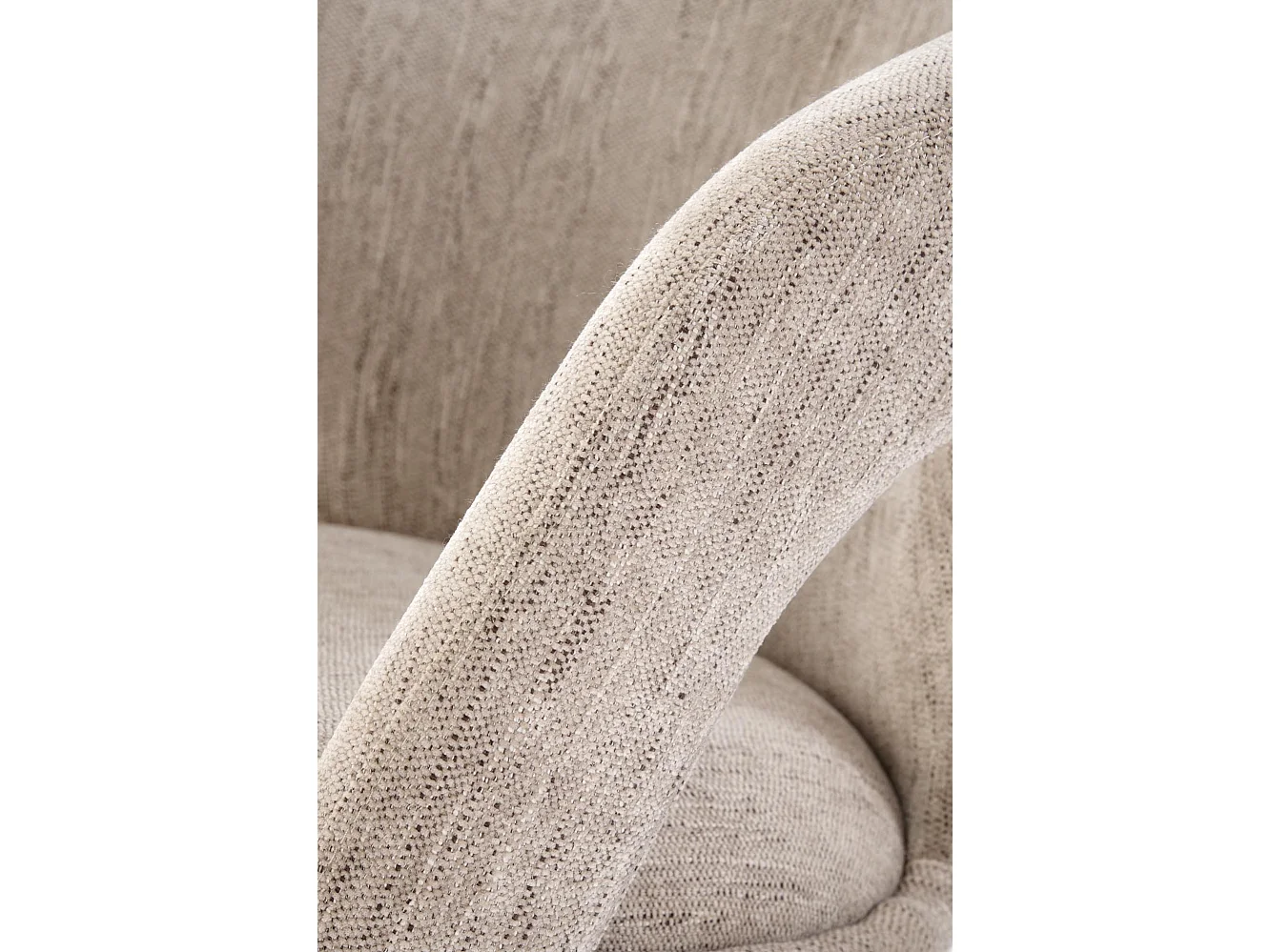 Chaise pivotante en acier 57 x 78 cm