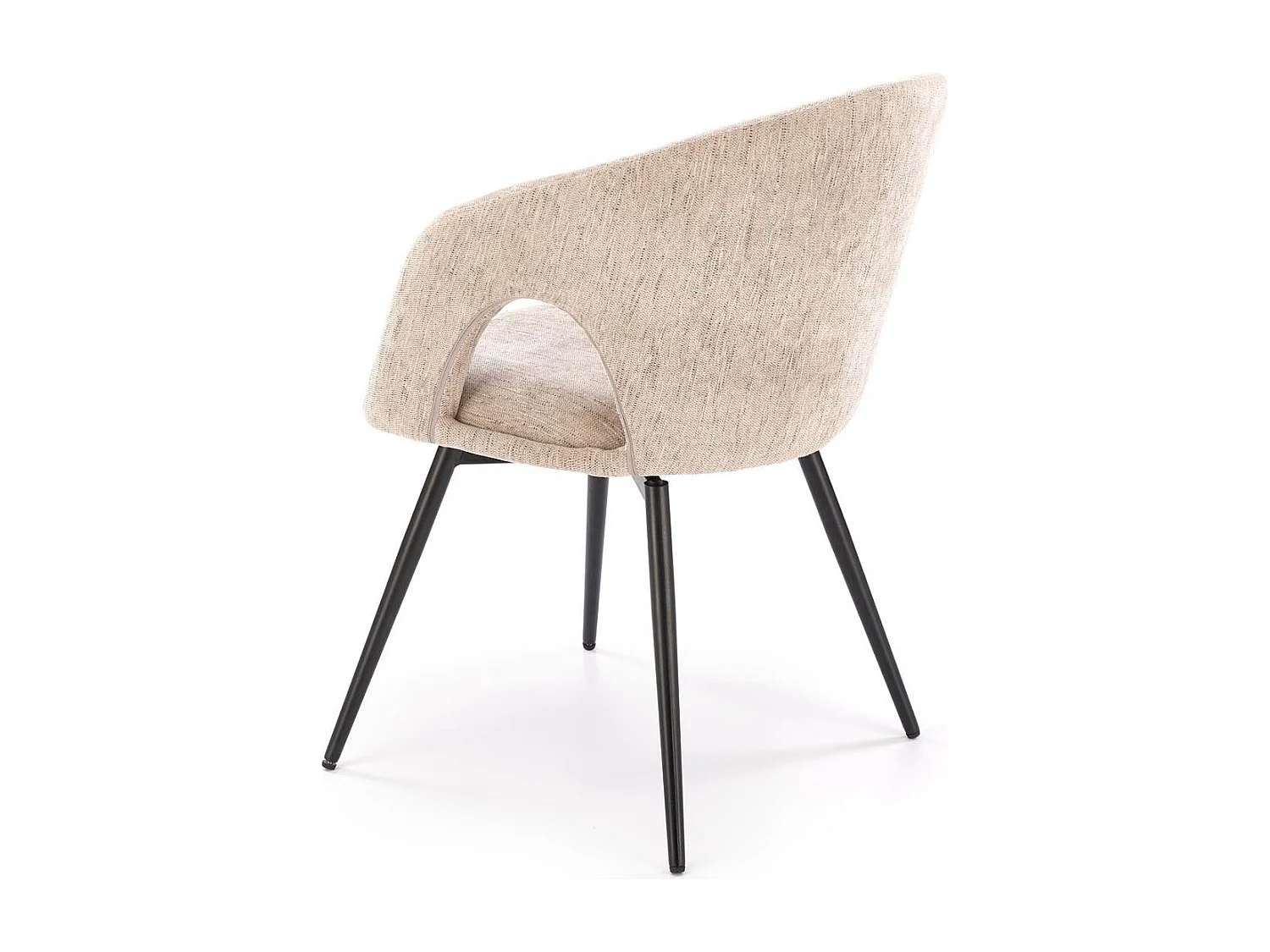 Chaise pivotante en acier 57 x 78 cm