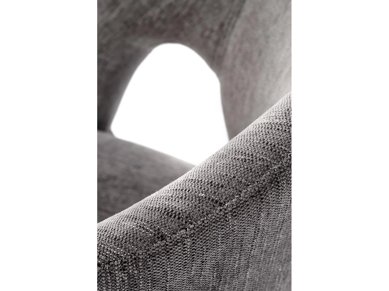 Krzesło tapicerowane K550 szare/czarne obracane