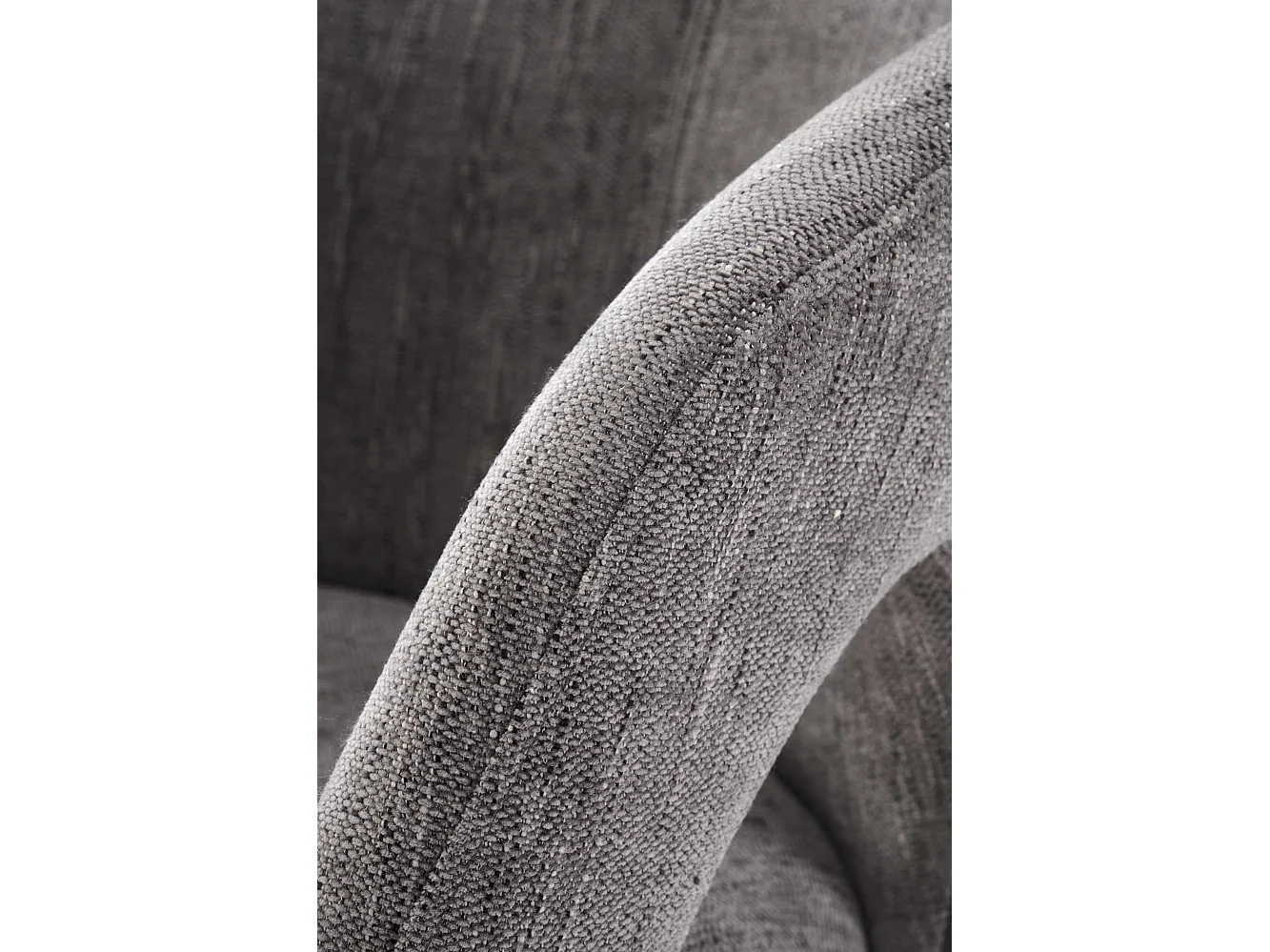 Krzesło tapicerowane K550 szare/czarne obracane