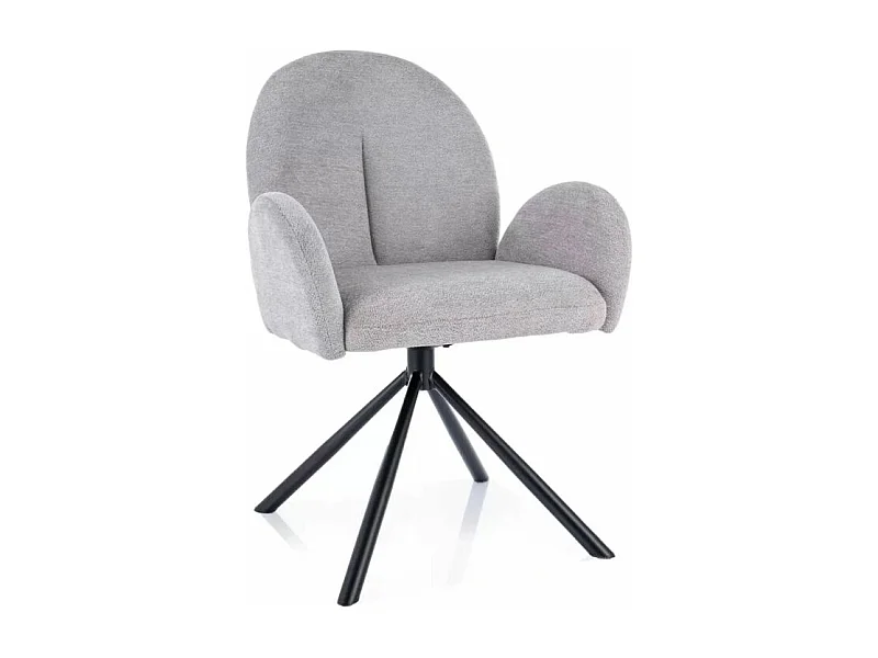 Krzesło tapicerowane K540 cynamonowe obracane