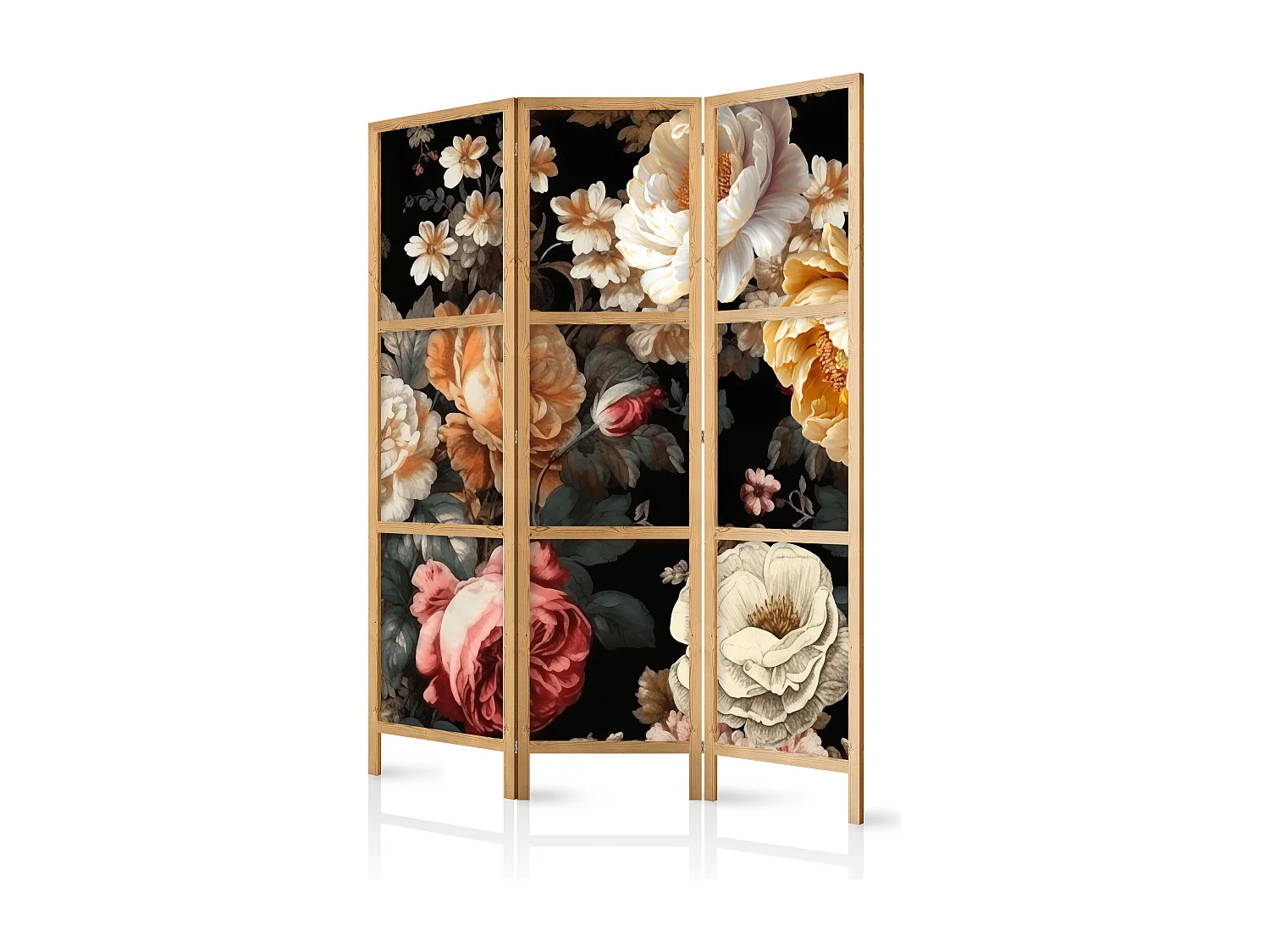 Parawan japoński Artgeist Kwiaty 135 x 172 cm 1 szt