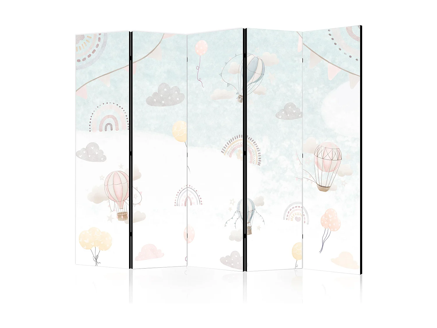 Parawan dwustronny Artgeist Dla dzieci 225 x 172 cm 1 szt