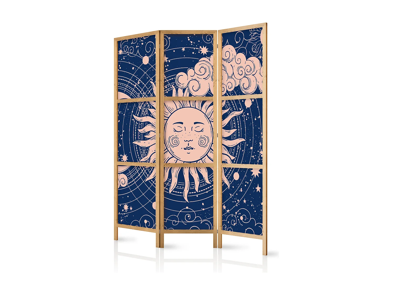 Parawan japoński Artgeist Tła i desenie 135 x 172 cm 1 szt