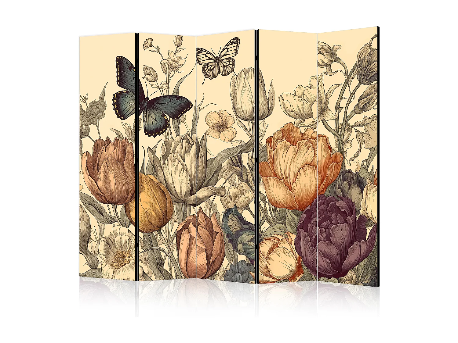 Parawan jednostronny Artgeist Kwiaty 225 x 172 cm 1 szt