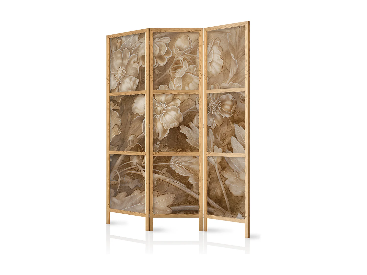 Parawan japoński Artgeist Kwiaty 135 x 172 cm 1 szt