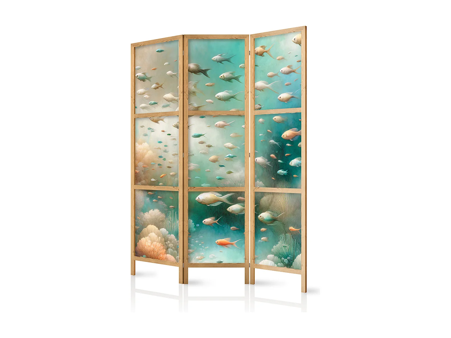 Parawan japoński Artgeist Zwierzęta 135 x 172 cm 1 szt