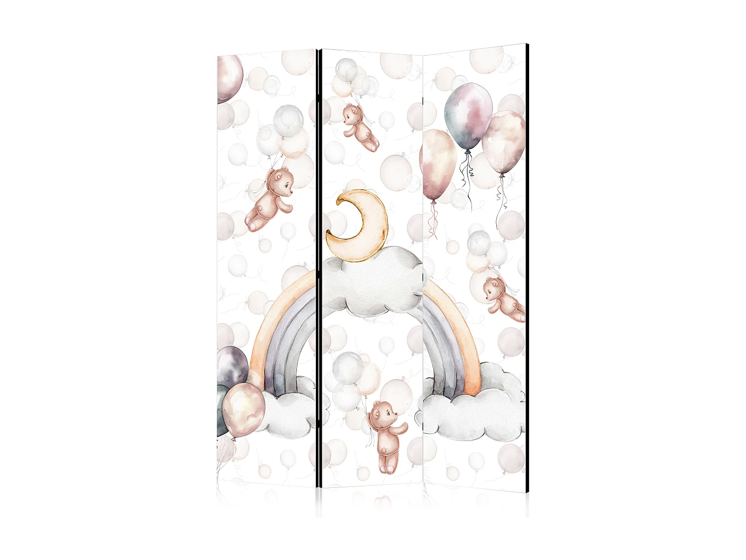 Parawan dwustronny Artgeist Dla dzieci 135 x 172 cm 1 szt