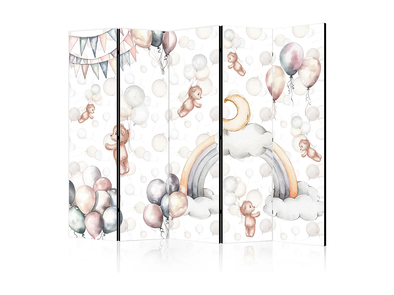 Parawan dwustronny Artgeist Dla dzieci 225 x 172 cm 1 szt