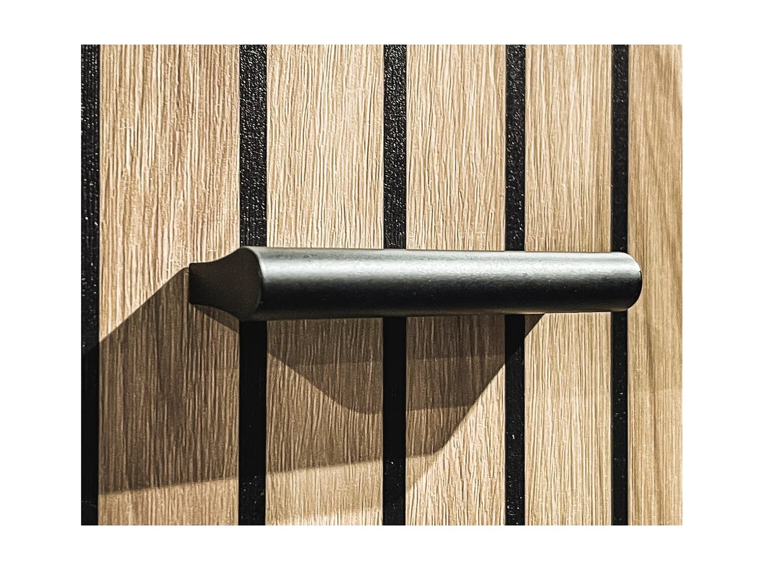 Meuble de Rangement "Marco" 60cm Naturel & Gris