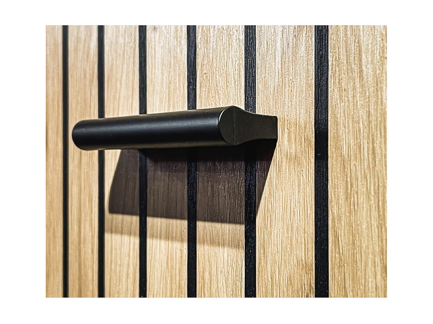 Meuble de Rangement "Marco" 60cm Naturel & Gris