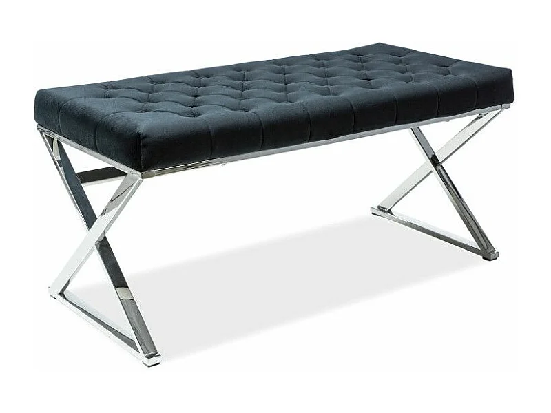 Banc Onix - L 100 x l 46 cm - Noir
