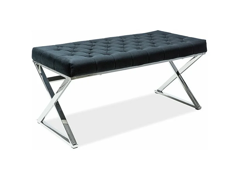 Banc Onix - L 100 x l 46 cm - Noir