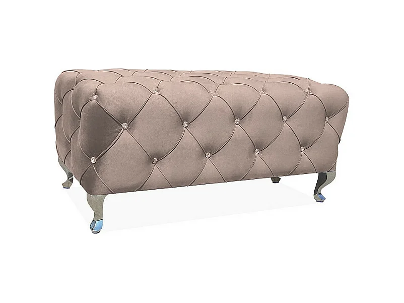 Ławka HESTIA VELVET beżowa