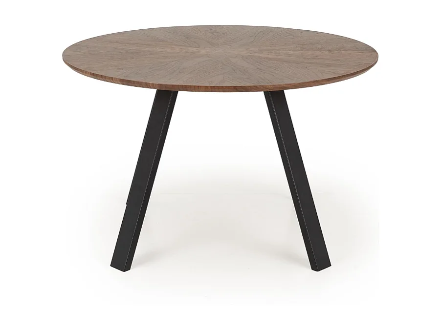 Table ronde en chêne pour 4/6 personnes 120x74 cm