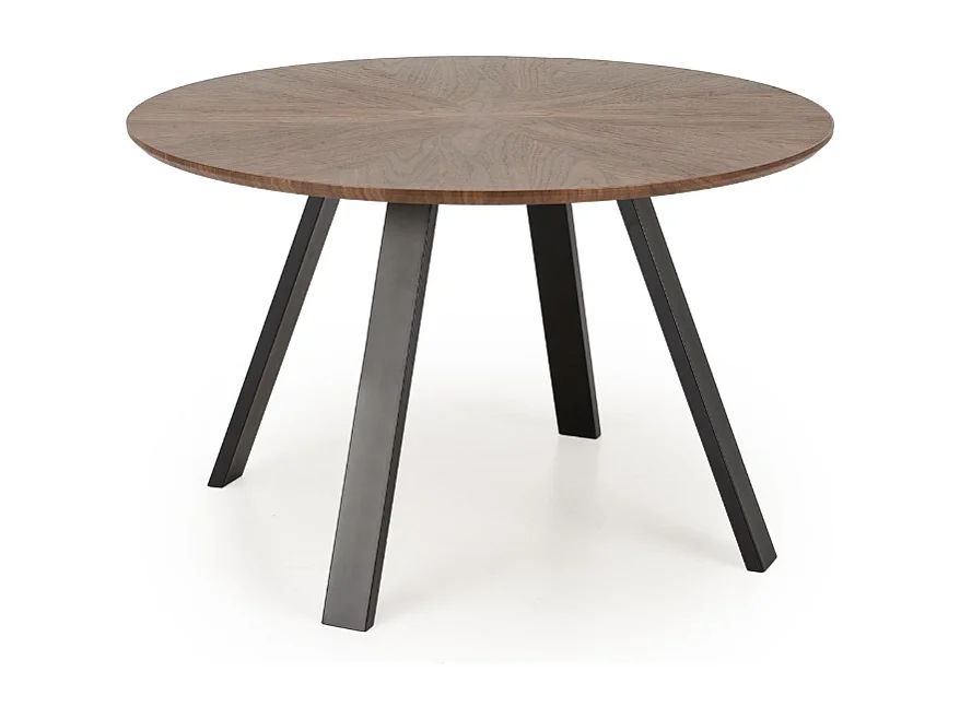Table ronde en chêne pour 4/6 personnes 120x74 cm