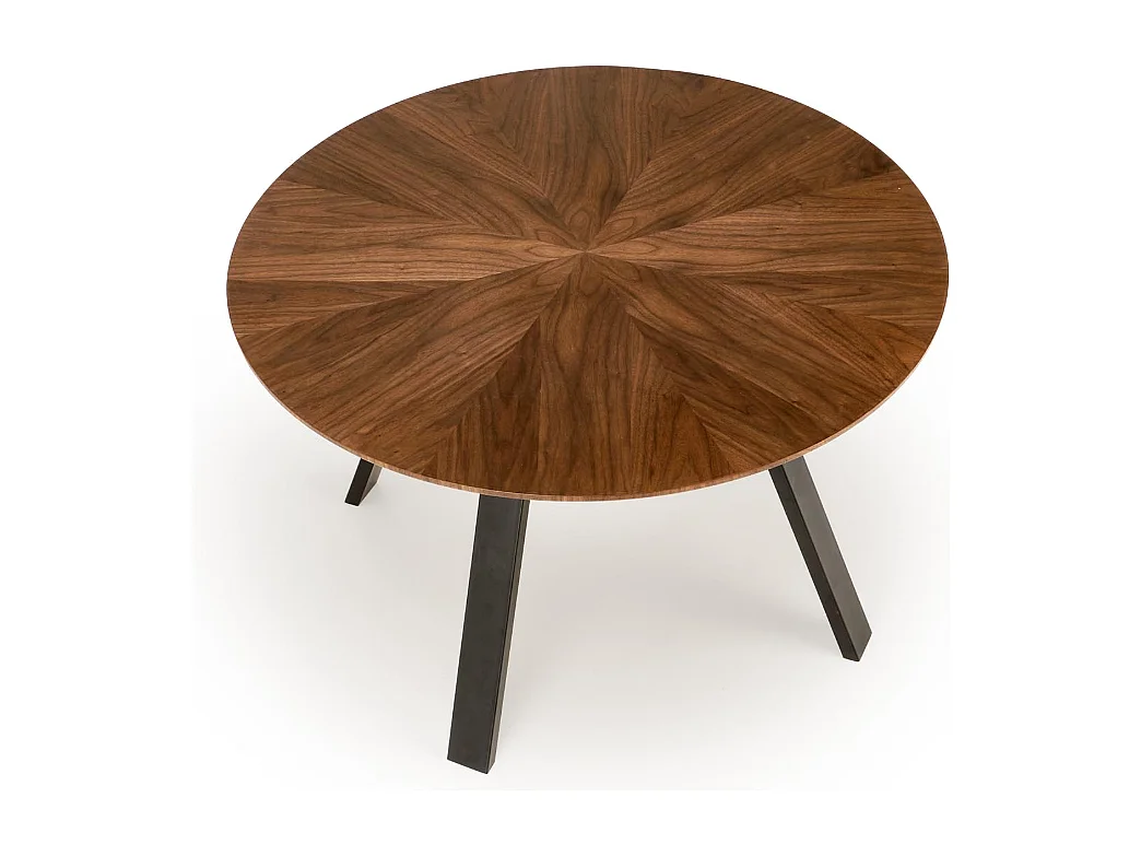 Table ronde en chêne pour 4/6 personnes 120x74 cm