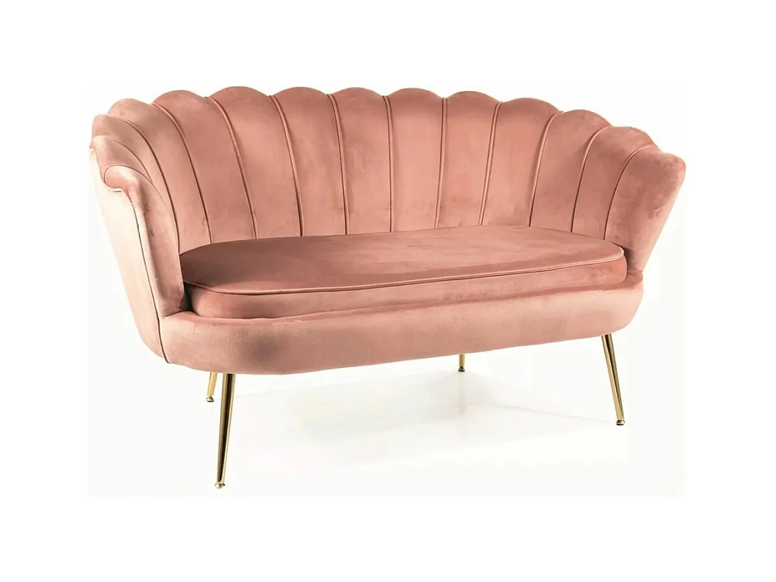 Sofa CAMELLIA 2 VELVET różowa