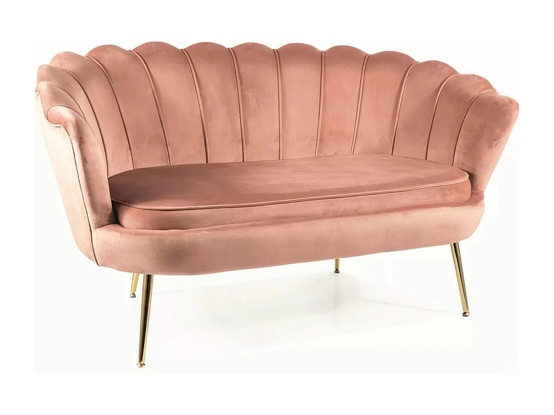 Sofa CAMELLIA 2 VELVET różowa