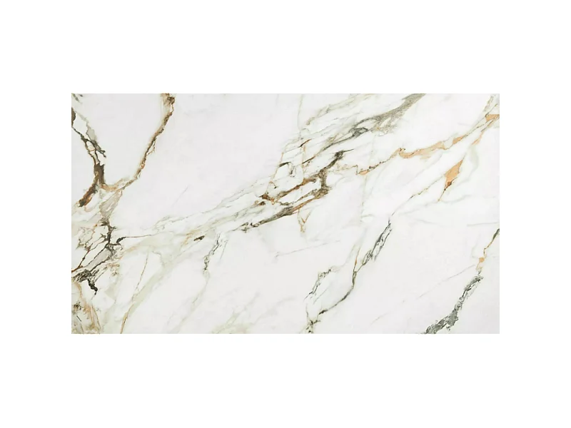 Stół rozkładany INFINITY CERAMIC 160(240)x95 biały/brązowy