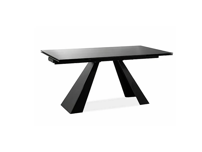Stół rozkładany SALVADORE 120(180)x80 czarny mat