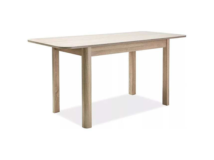 Table extensible - Diego - L 65 x l 140 x H 75 cm - Chêne Sonoma
